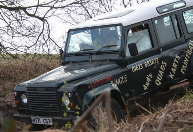  Manejar 4 x 4 con los ojos vendados